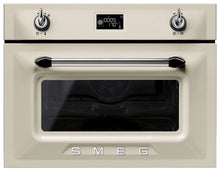 Load image into Gallery viewer, Smeg Victoria Cream Built In Microwave Oven SFA4920MCP- Factory Seconds Discount
