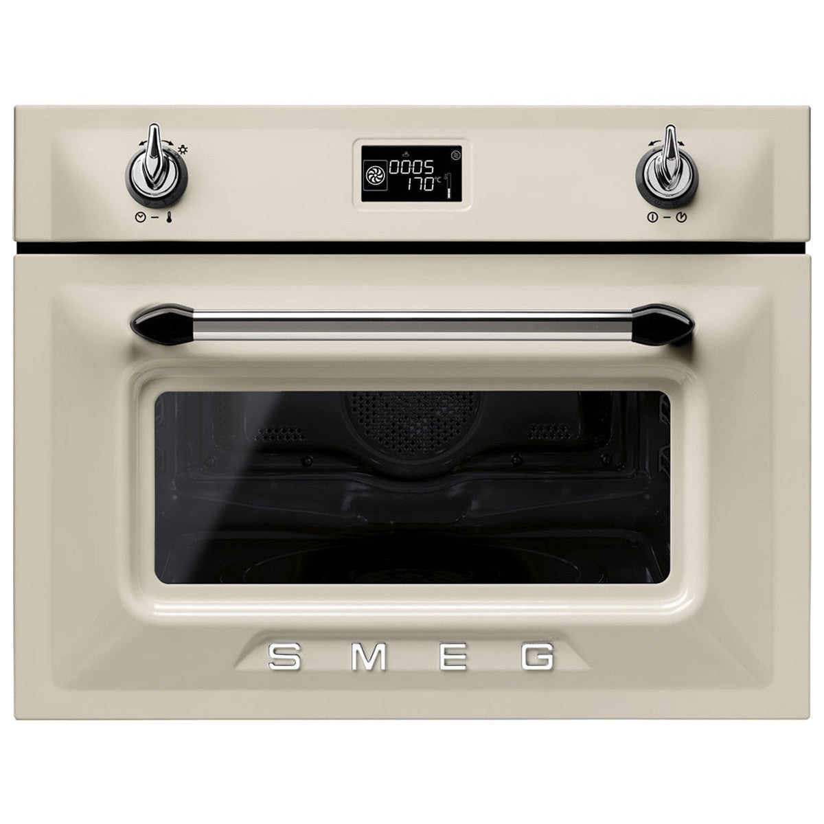 Smeg Victoria Cream Built In Microwave Oven SFA4920MCP- Clearance