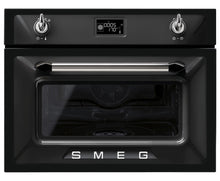 Load image into Gallery viewer, Smeg Victoria Black Combi Steam Oven SFA4920VCN- Factory Seconds Discount

