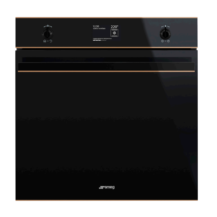 Smeg  60cm Black Dolce Stil Novo Oven SFA6603NR - Factory Seconds Discount