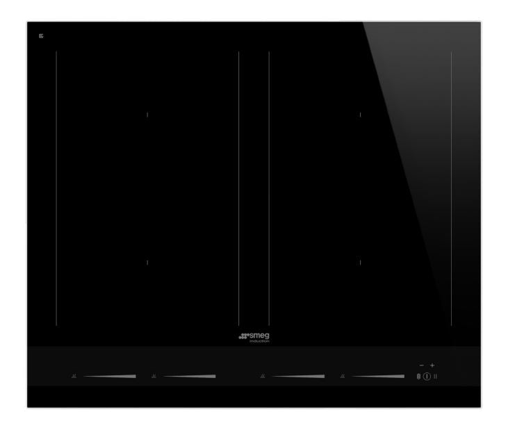 Smeg Black 60cm Induction Cooktop SIM1643D - Factory Seconds Discount