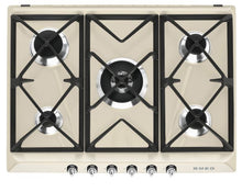 Load image into Gallery viewer, Smeg Cream 70cm Victoria Gas Cooktop SRA975PGH- Factory Seconds
