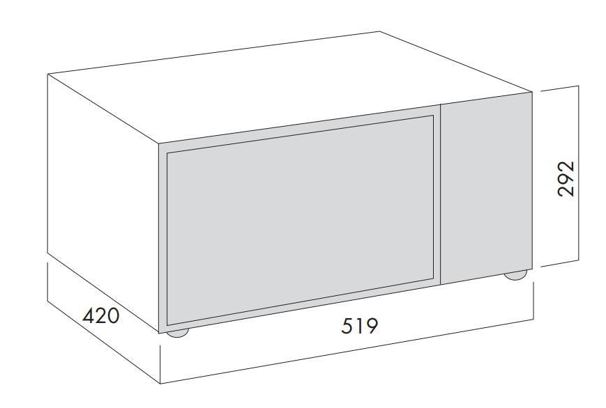 Smeg 34L Freestanding Microwave Oven SA34MX The Appliance Group