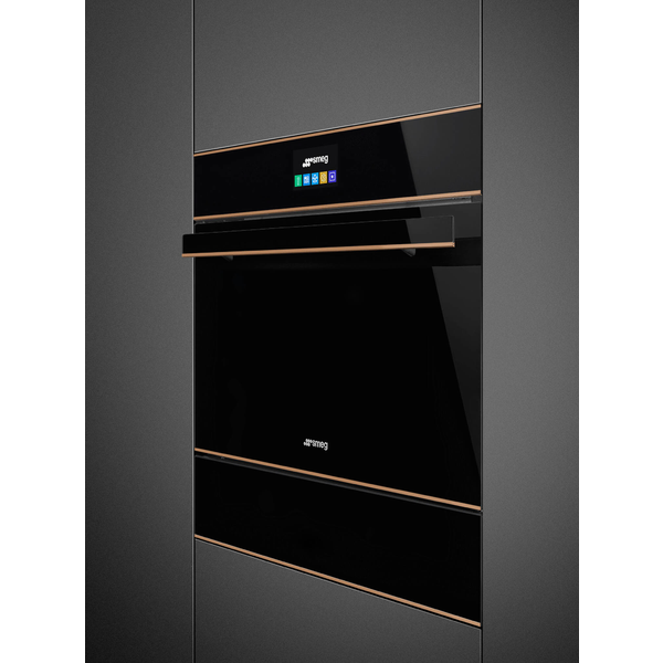 Smeg Black Dolce Stil Novo Warming Drawer CPR615NR - Factory Seconds Discount