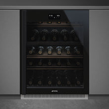 Load image into Gallery viewer, Smeg Black Dolce Stil Novo 82cm Wine Cooler CVIA638RNR2 - Factory Seconds Discount
