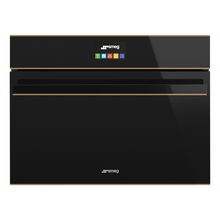 Load image into Gallery viewer, Smeg 45cm Black Dolce Stil Novo Compact Combi-Steam Oven SFA4604VCNR - Factory Seconds Discount
