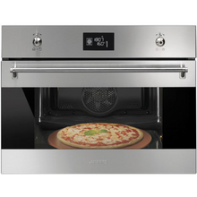 Load image into Gallery viewer, Smeg 60cm Pyrolytic Pizza Stainless Steel Oven SFP4390XPZ - Factory Seconds Discount
