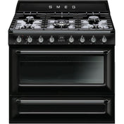 Smeg  90cm Freestanding "The Victoria" Dual Fuel Oven & Stove TRA90BL9 - Ex Demo Discount