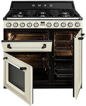 Smeg  90cm Freestanding "The Victoria" Dual Fuel Oven & Stove TRA93P - Factory Seconds Discount