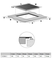 Veneto 60cm Ceramic Cooktop VCER60-5  - Clearance