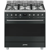 Smeg  90cm Black Freestanding Oven CS9GMMNA - Factory Seconds Discount