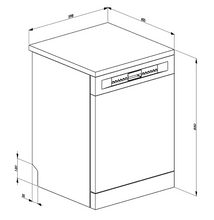 Load image into Gallery viewer, Smeg Freestanding Diamond Series Black Dishwasher DWA615DB3 - Carton Damage Discount
