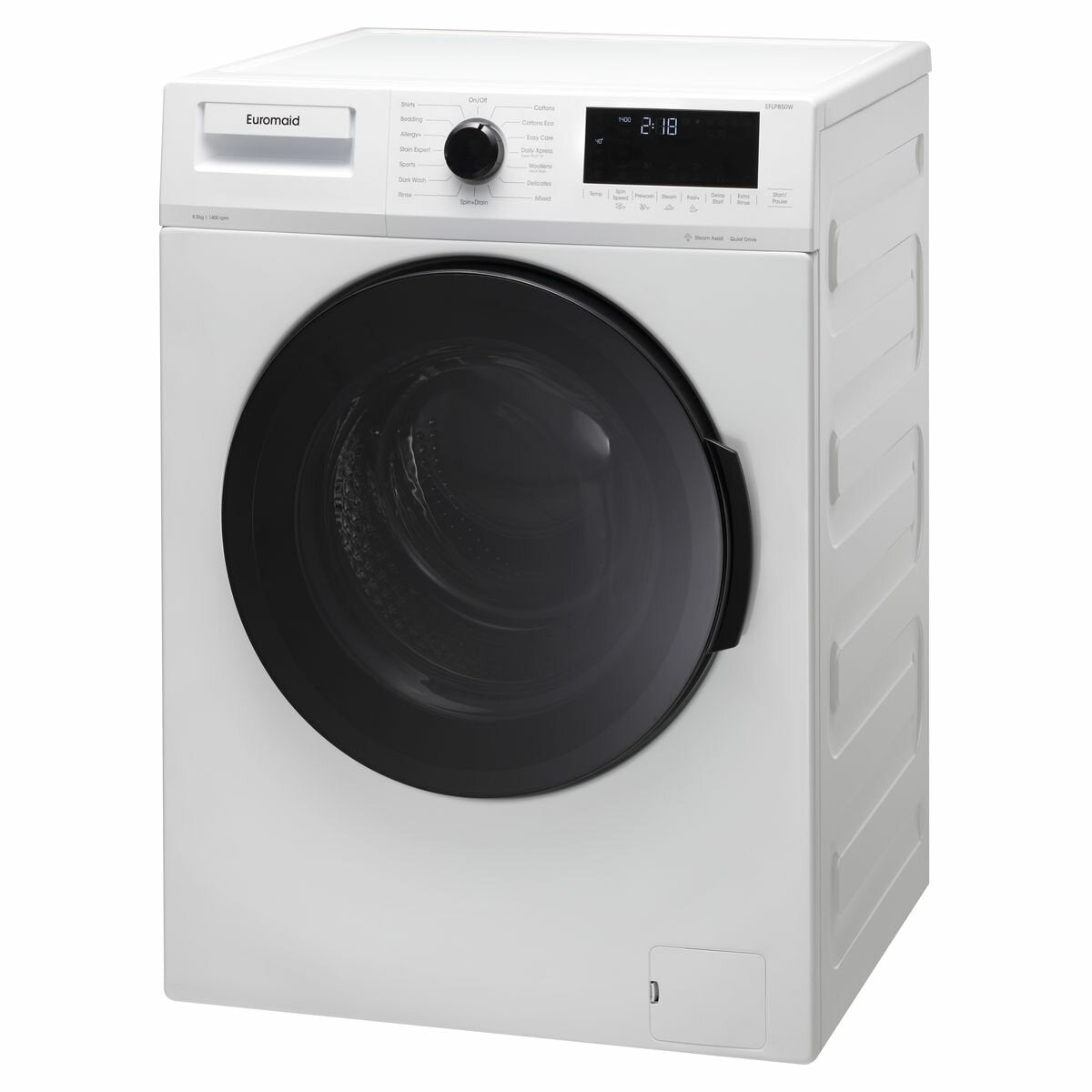 Euromaid EFLP850W 8.5kg Front Load Washing Machine