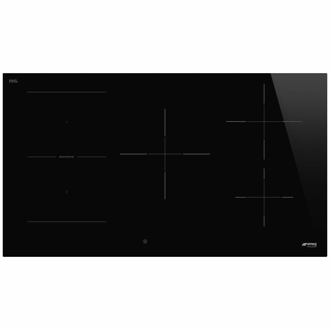 Smeg Black 90cm Induction Cooktop SAI4954D