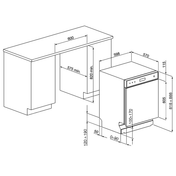 Smeg Stainless Steel Underbench Diamond Series Dishwasher DWAU615DX3 - Carton Damage Discount