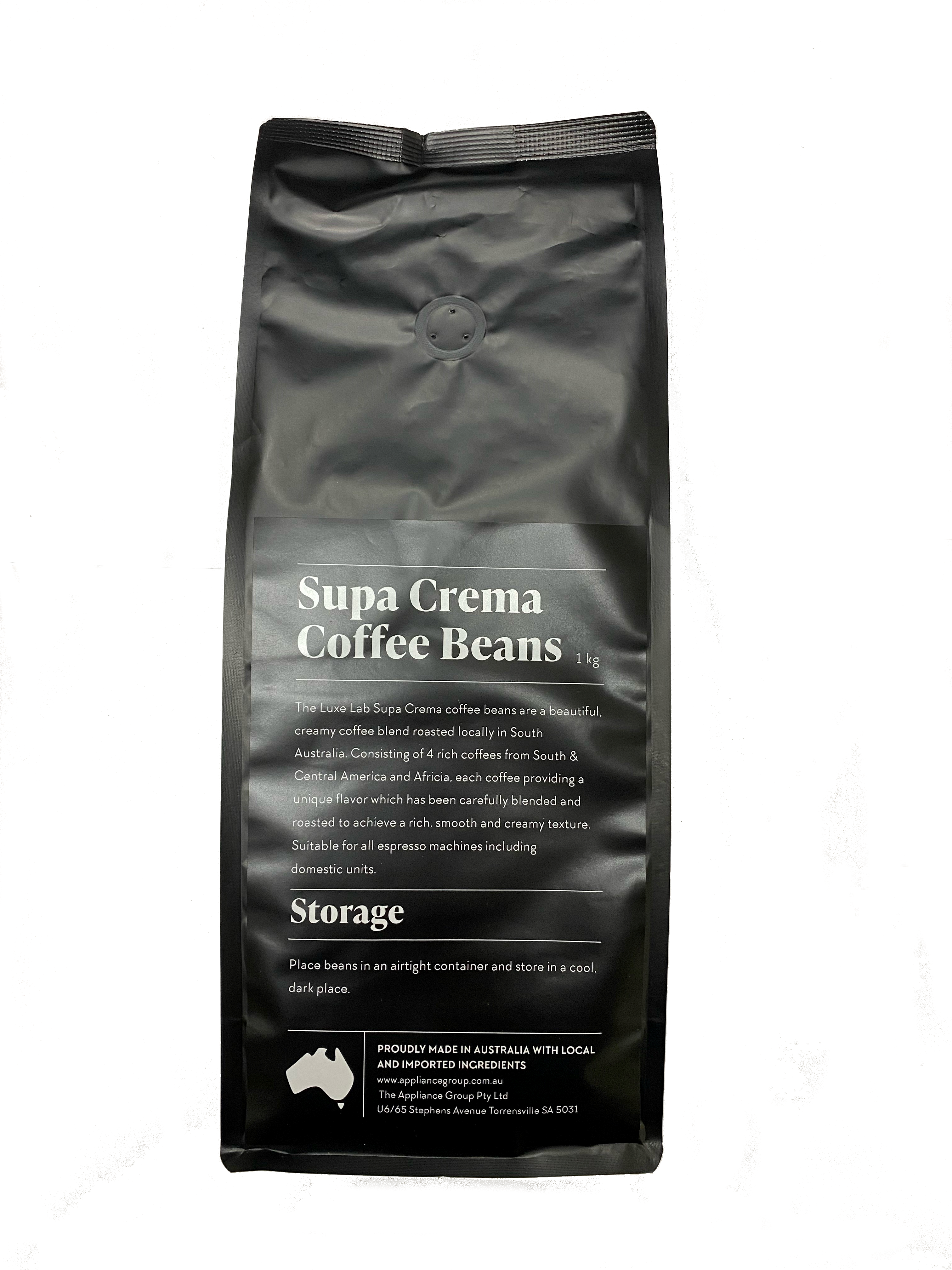 The Luxe Lab Supa Crema Coffee Beans 500g