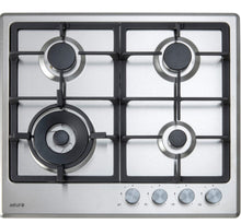 Load image into Gallery viewer, Euro 60cm Stainless Steel Gas Cooktop ECT60G4X
